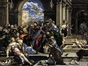 El Greco The Purification of the Temple France oil painting artist